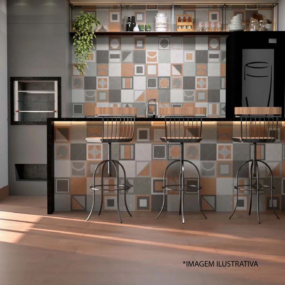 Piso Lorenzza 75x75 Piastrella - Imagem 2