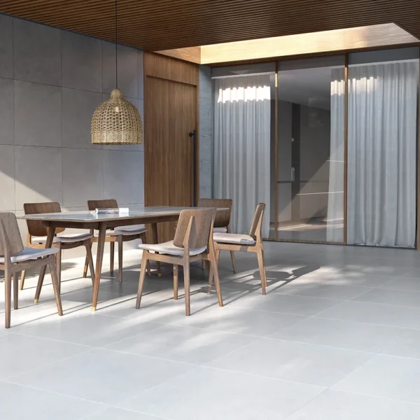Porcelanato Chroma Silver Acetinado 76x76cm - 76014 - Dora - Image 2