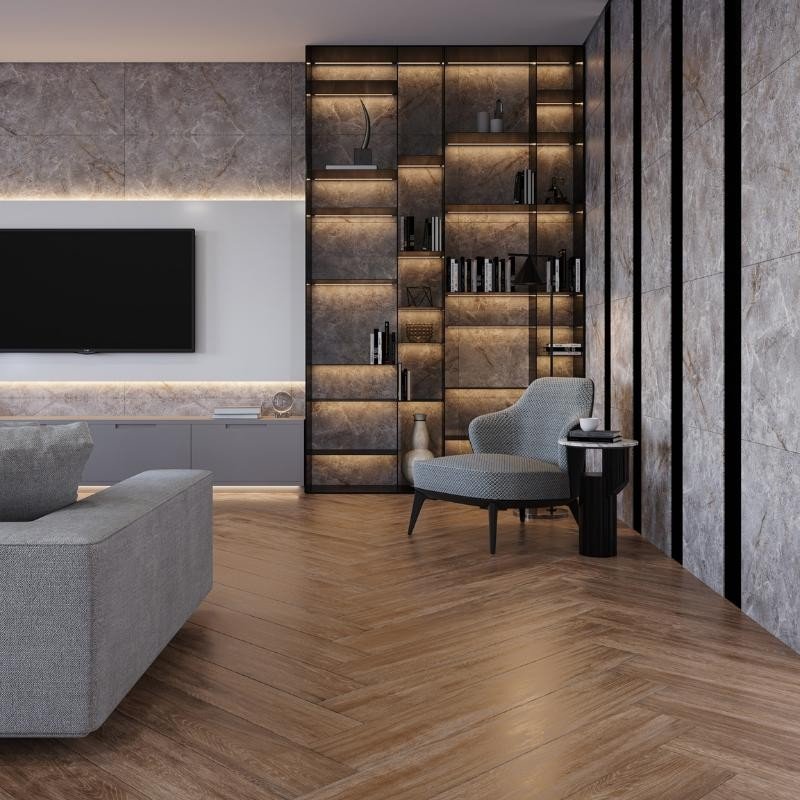 Piso Megagres 20x120 Arbol Taupe Plus LI - Imagem 2