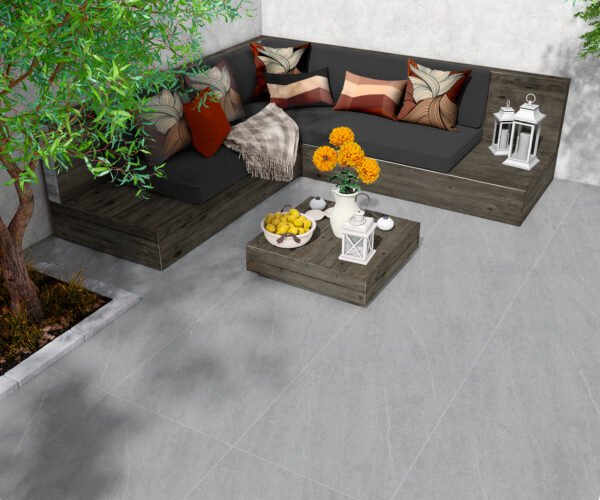Piso Cedasa 75x75 Zalla Cinza Granilha - Imagem 2